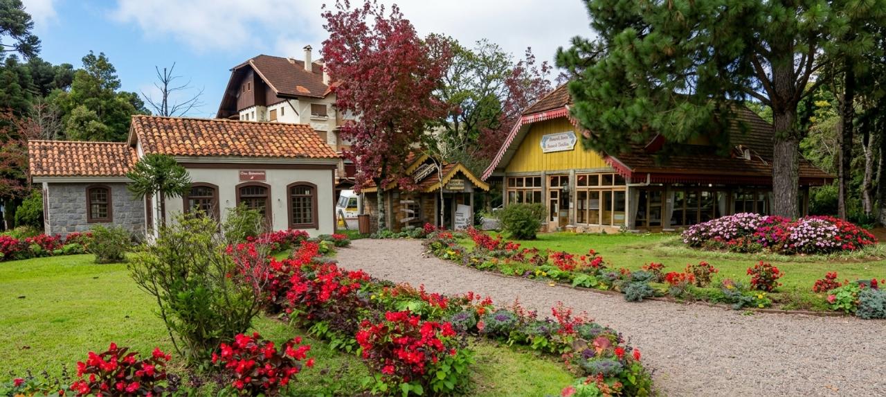 Praça das Etnias, em Gramado