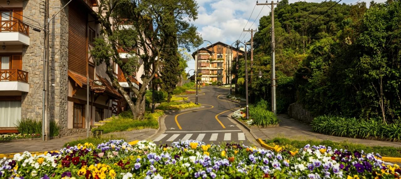 Rua Torta, em Gramado