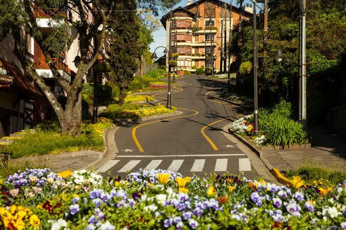 Rua Torta, em Gramado